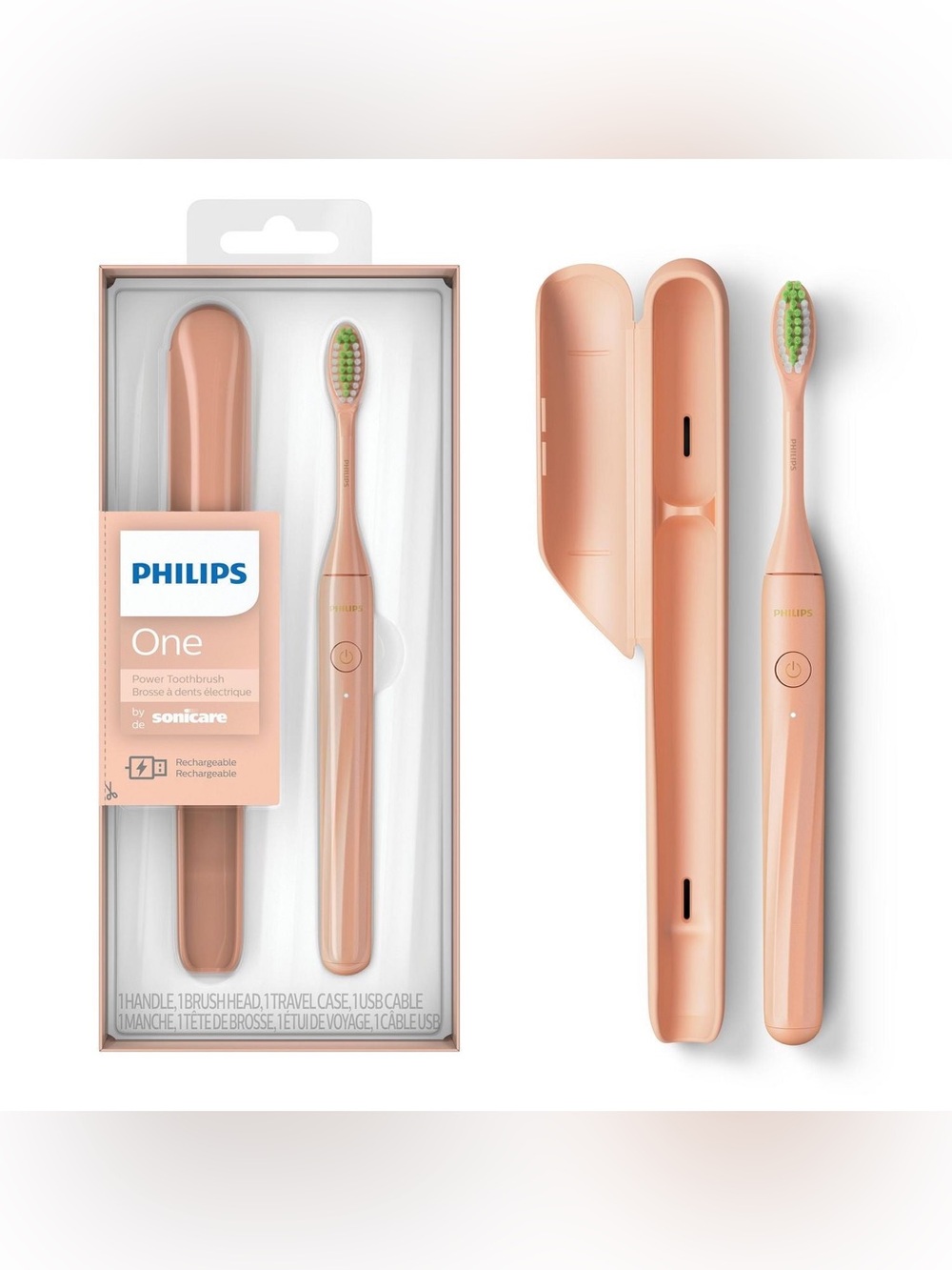Philips One by Sonicare Rechargeable Power Toothbrush Pink NEW IN BOX